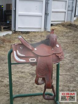 Circle Y 14" Park & Trail Show Horse Saddle (NO STAND) *J