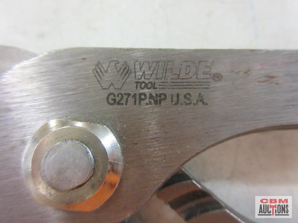 Wilde G271P.NP 10? Tongue Groove Pliers G263P.NP 8? Slip Joint Pliers G251.B 6-3/4? Angle Nose