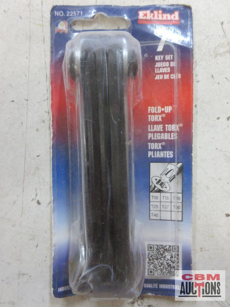 Eklind 22572-Fold Up Torx T6-T20 22571-Fold Up Torx T10-T40