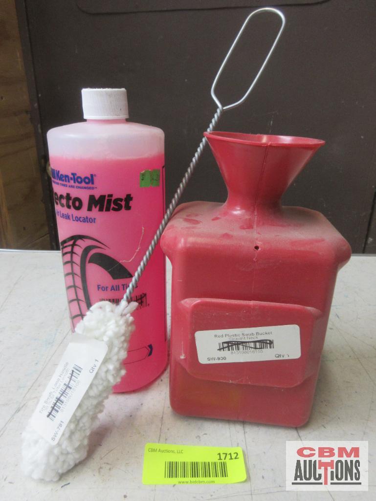 Ken-Tool 35805 Detecto-Mist 1 Qt Tire Swab Red Plastic Swab ...