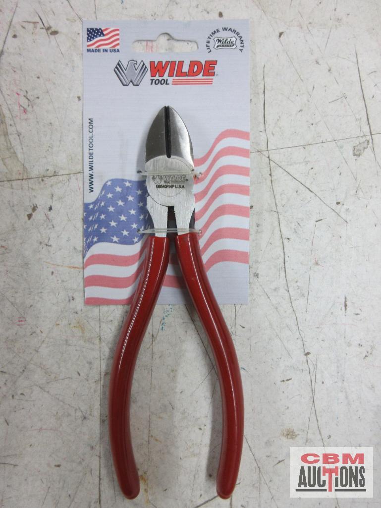 Wilde G6540P.NP/CS 6" Polished Diagonal Cutting Pliers Wilde G251.B/CC 6-3/4" Angle Nose Slip Joint
