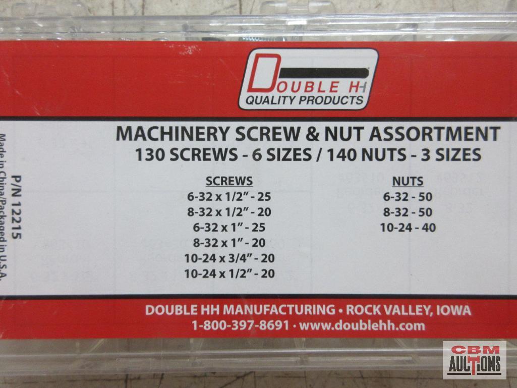 Double HH 11060 Hex Socket Set Screw Assortment... Double HH 11072 Lock Nut Nylon Insert Double HH
