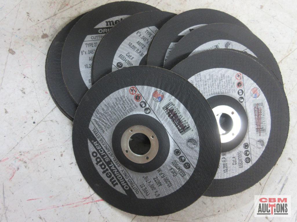Metabo 655347000 A60 TZ 6" x .045" x7/8" Cut Off Wheel, Cutting Only -Type 27, Steel, Stainless