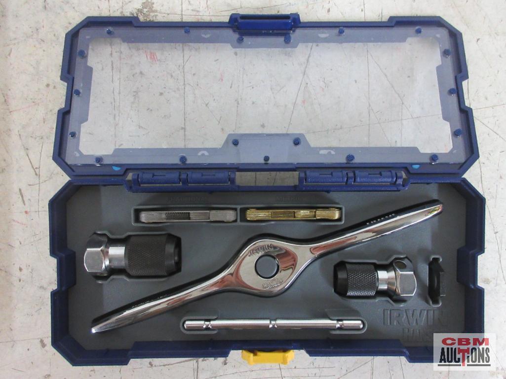 Irwin Hanson 4935055 Tap & Die Driver Tool Set w/ Molded Storage Case...