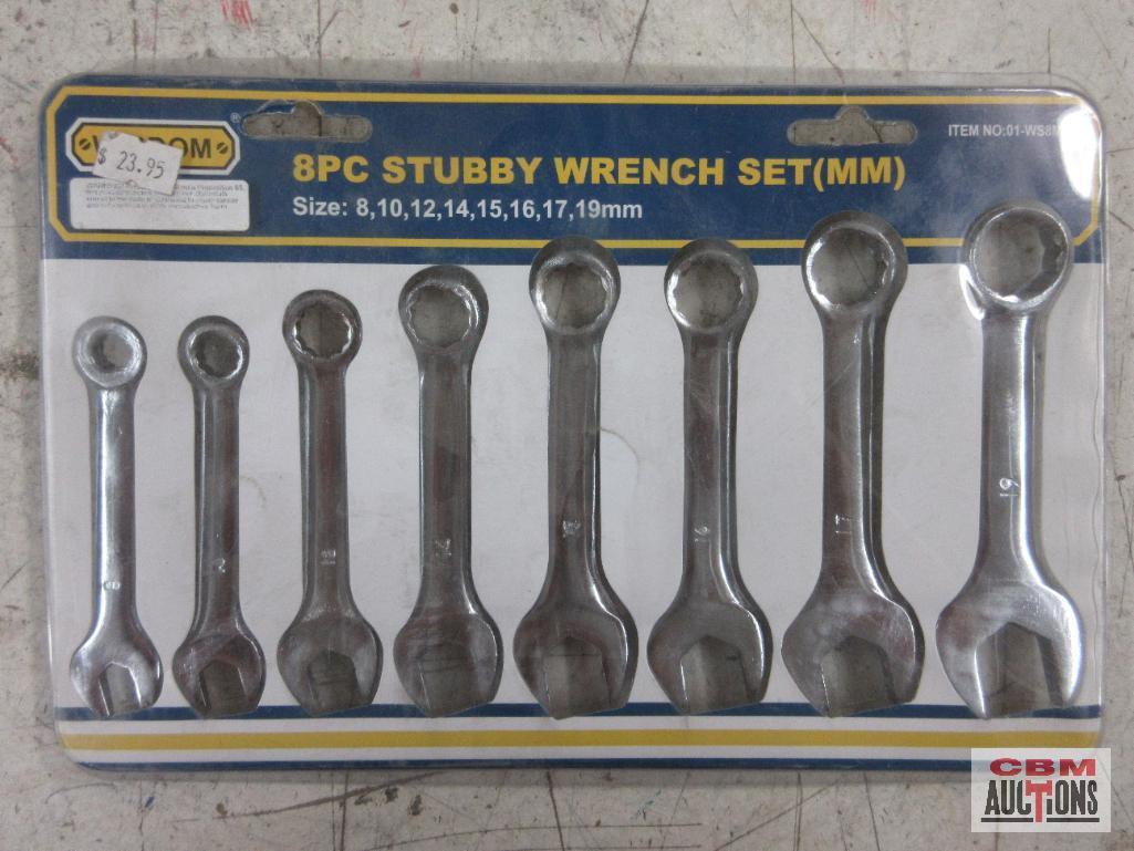 Wisdom 01-SW5-2 5pc SAE "S" Shaped Box End Wrench Sizes: 3/8" x 13/32" 7/16" x 1/2" 9/16" x 9/32"