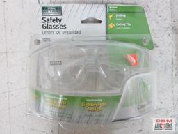 MSA Safety Works 10006315 Clear Safety Glasses, Anti-Scratch, OSHA & ANSI High Impact, Lightweight