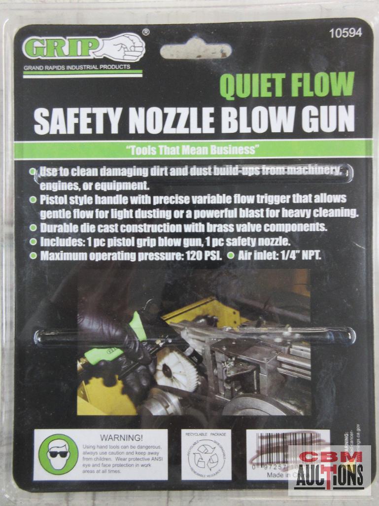 Grip 10594 Quiet Flow Safety Nozzle...Blow Gun *DRM