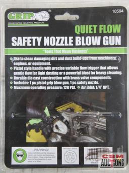 Grip 10594 Quiet Flow Safety Nozzle Blow Gun *DRM