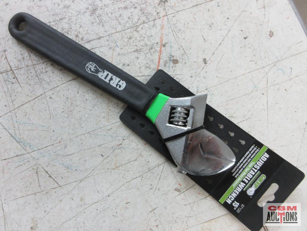 Grip 87120 15" Adjustable Wrench *DRM