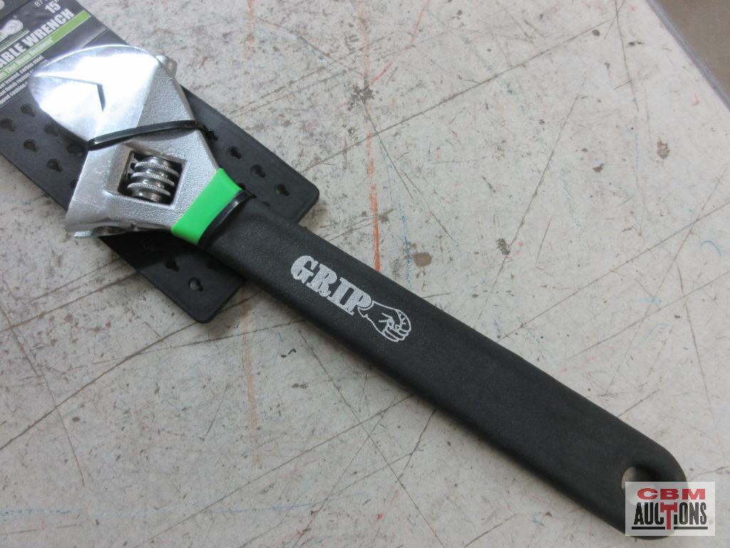 Grip 87120 15" Adjustable Wrench *DRM