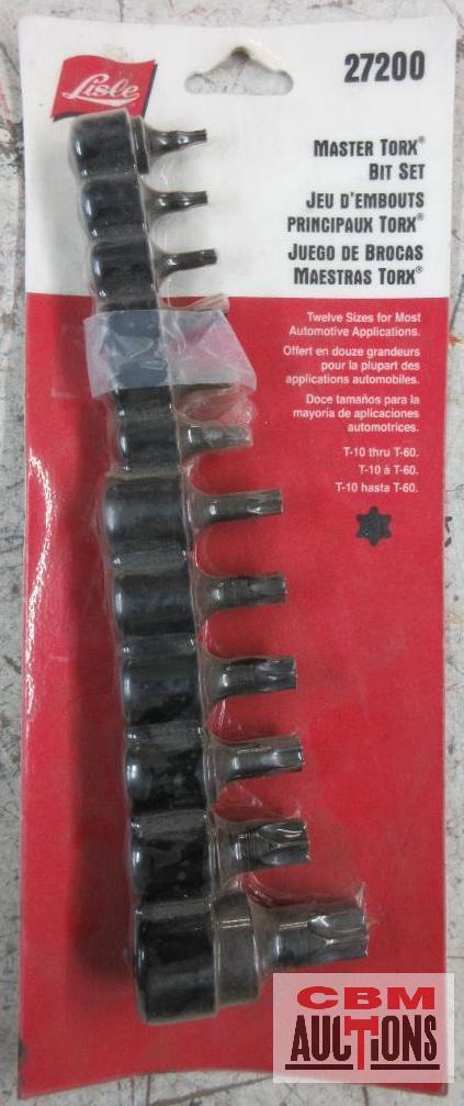 Lisle 27200 Master Torx Bit Set T-10 Thru T-60 *DRM