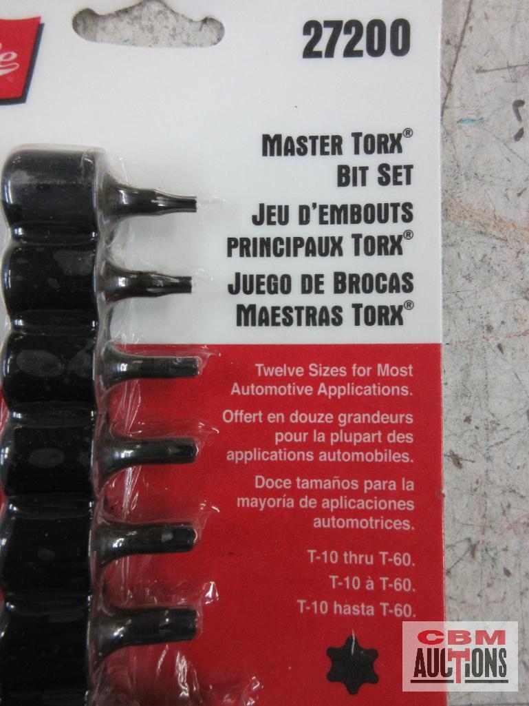 Lisle 27200 Master Torx Bit Set T-10 Thru T-60 *DRM