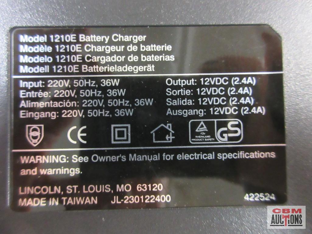 Lincoln 1210E Battery Charger *DRM