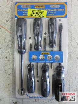 Wisdom 199476 6pc Diamond Coated Screwdriver Set...