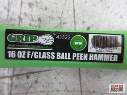 Grip 41522 16oz Fiberglass Handle Ball Peen Hammer...