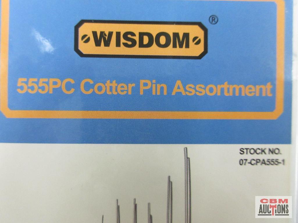 Wisdom 07-CPA555-1 555pc Cotter Pin Assortment