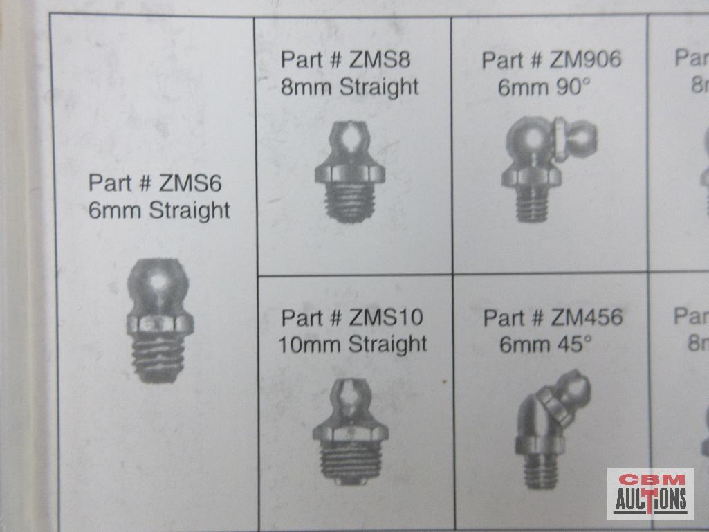 Mize ZAM100 Metric Grease Fitting Assortment...