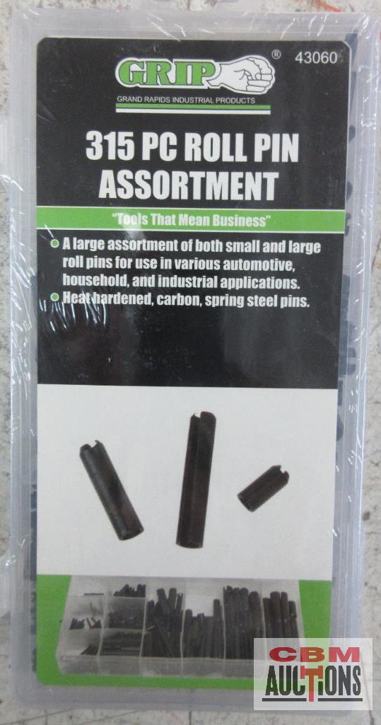 Grip 43060 315pc Roll Pin Assortment