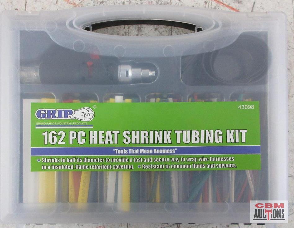 Grip 43098 162pc Heat Shrink Tubing Kit