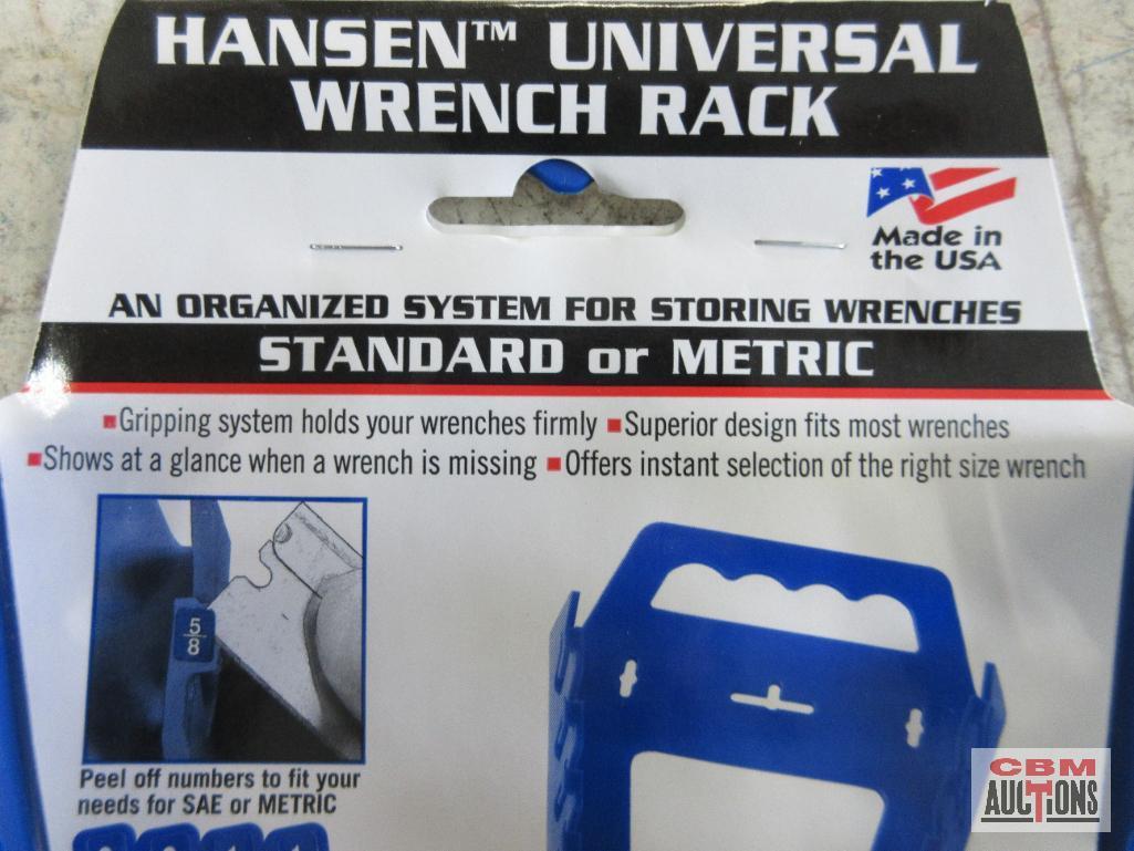 Hansen 5300 Universal Wrench Rack Standard or Metric w/ Peel off Numbers - Set of 2