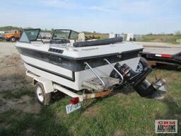 1988 Golfsport...165RX Fiberglass Boat, 16'5" Boat, 120 Hp Mercruiser Motor Boat Vin # WMQ65386F888