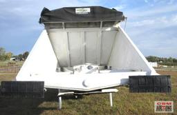 1995 Ranco Tri-Axle Belly Dump Trailer, Pup Trailer Hitch, Ranch Manufacturing Vin #