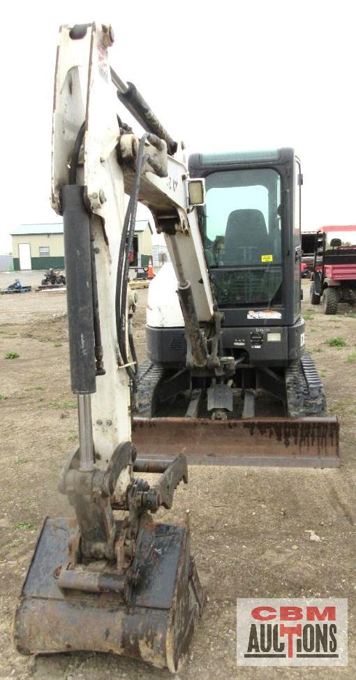 2011 Bobcat E35 Mini Excavator ZTS, Diesel, 3,252 Hrs, Cab, A/C, Heat, Aux Hydraulics, 24" Bucket,