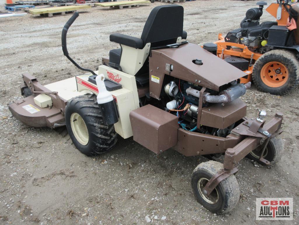 1998 Grasshopper 725 G2 Front Mount Zero Turn Mower, 25 Hp Kubota Gas, 1,444 Hrs, 61" Deck, S#8668