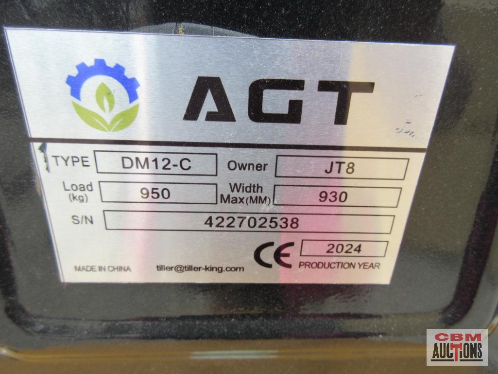2024 AGROTK DM12-C 1 Ton Mini Excavator 13.5 HP Briggs & Stratton Gas Electric Start, Open Stati