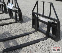 AGT SAII100 48" Skid Steer Pallet Forks 4K *1