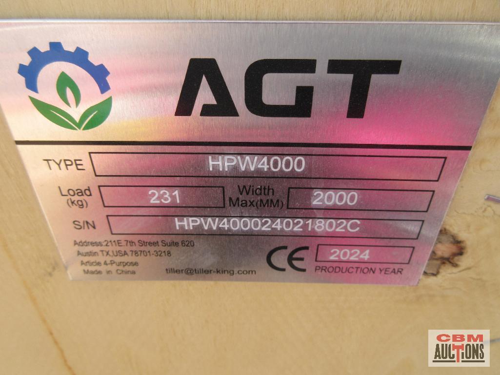 AGT INDUSTRIAL HPW4000 Commercial 4000 PSI 13Hp Gas / Diesel Burner Powered 13HP Hot Water Pressure