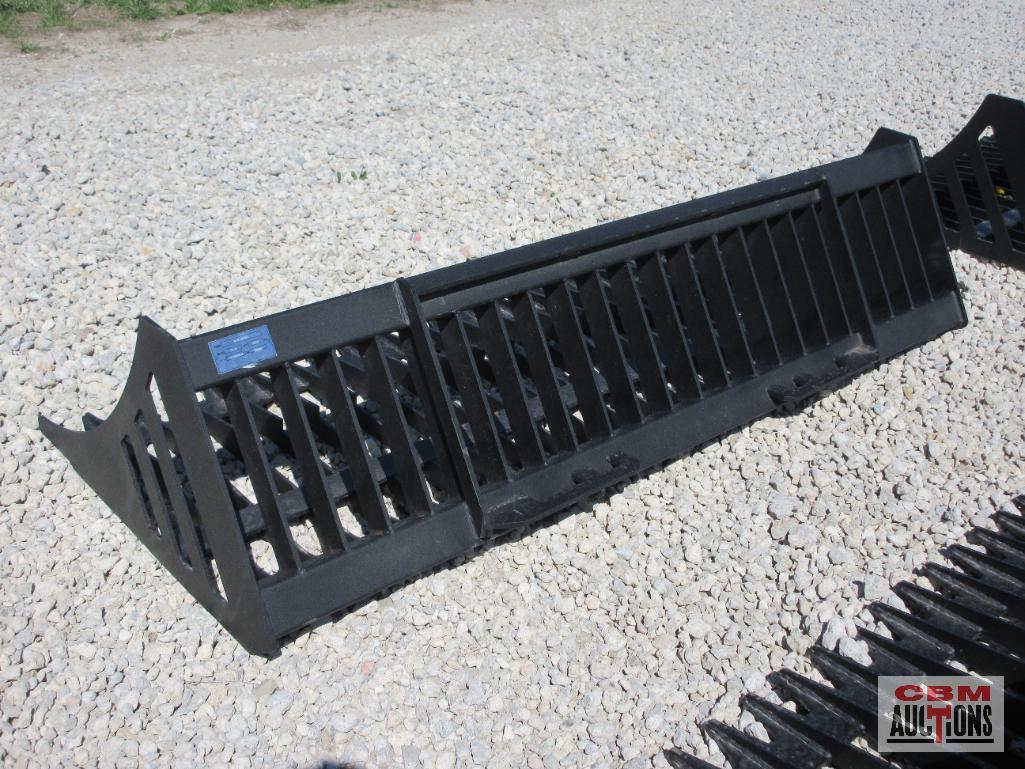 Greatbear 78" Skid Steer Rock Bucket Closed Sides *1