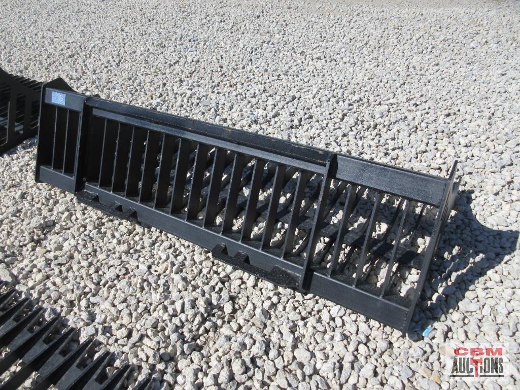 Greatbear 72" Skid Steer Rock Bucket Closed Sides *1