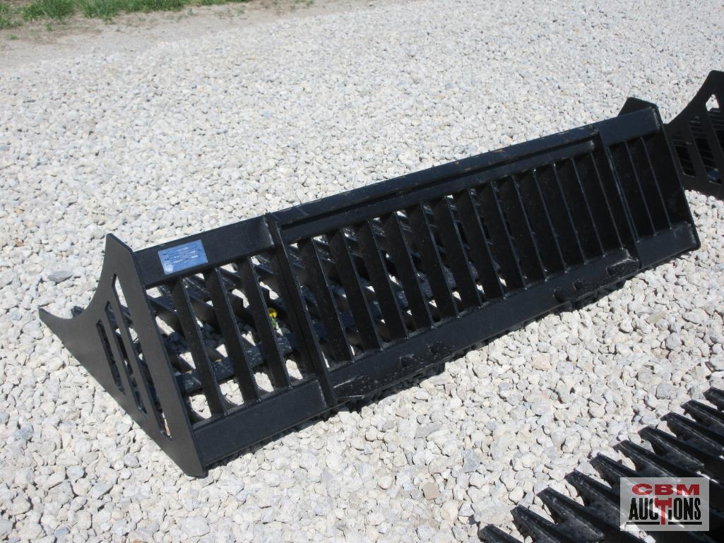 Greatbear 72" Skid Steer Rock Bucket Closed Sides *1