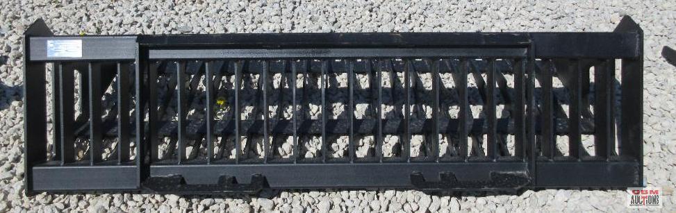 Greatbear 72" Skid Steer Rock Bucket Closed Sides *1