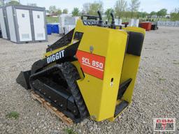 2023 Diggit SCL850 Mini Compact Track Loader, Rato R740 Gas Engine, Hand Controls, 9" Rubber Tracks,