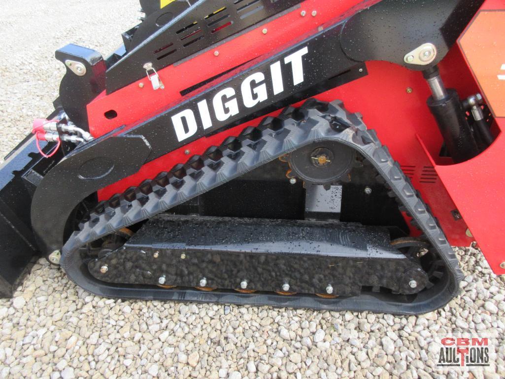 2023 Diggit SCL850 Mini Compact Track Loader, Rato R740 Gas Engine, Hand Controls, 9" Rubber Tracks,