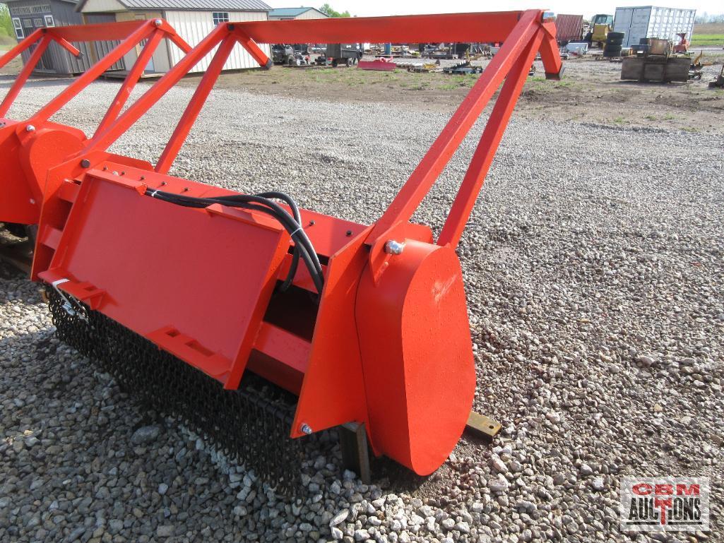 Diggit...72MM...Skid Steer Forestry Drum Mulcher,...Working Width: 63", Minimum Loader Power Require