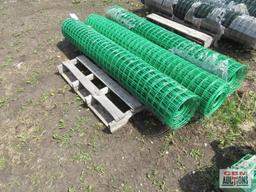 (3) Rolls Of Diggit 6' Holland Wire Mesh Fence *SOUTH