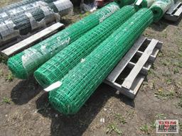 (3) Rolls Of Diggit 6' Holland Wire Mesh Fence *SOUTH