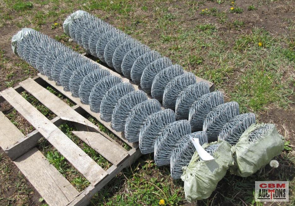 (2) Rolls Of Diggit 6' Chain Link Fence *SOUTH