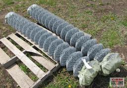 (2) Rolls Of Diggit 6' Chain Link Fence *SOUTH