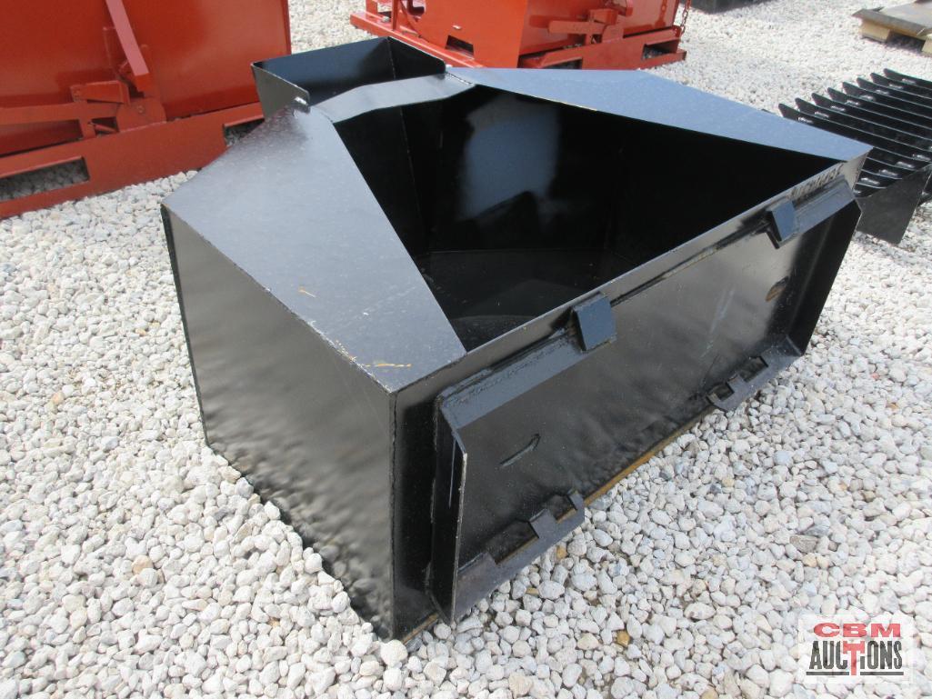 3/4 Cu Yard Skid Steer Concrete Placement Bucket Weighs #440 (Unused) *2