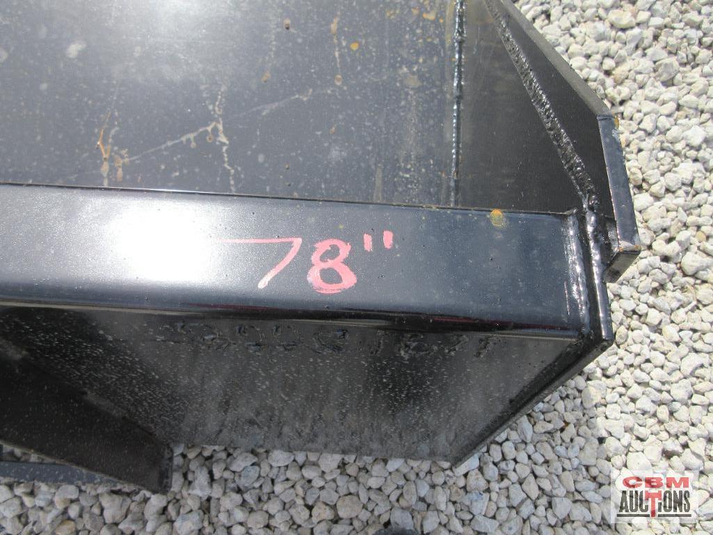 78" Skid Steer Smooth Bucket #520 *2