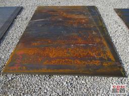 3/4" Steel Street Plate 72"x96"