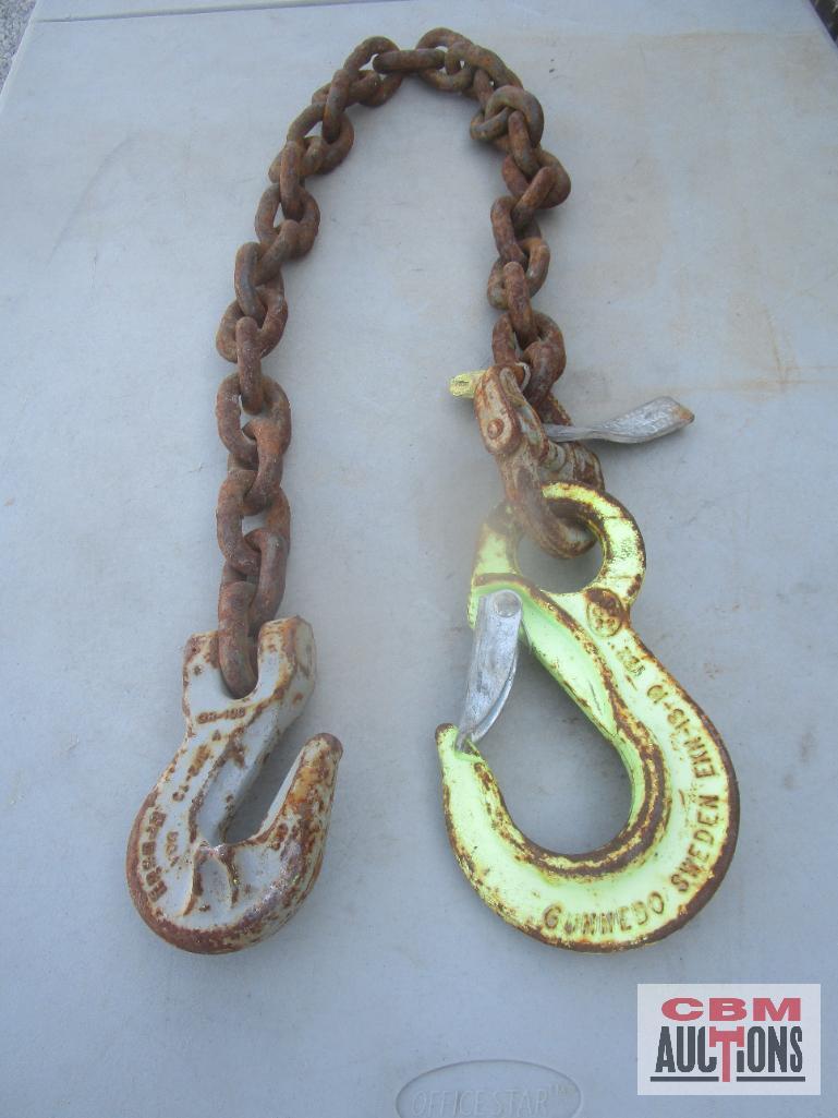 48" Lifting Chain With Hooks *BLF