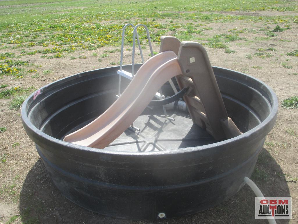 Homemade Poly Stock Tank Swimming Pool