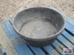 24" Rubber Feed Pan