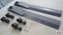 Aftermarket Brush Mower Blades & 2 Sets Of Mounting Bolts (Fits JCT & Some Others)