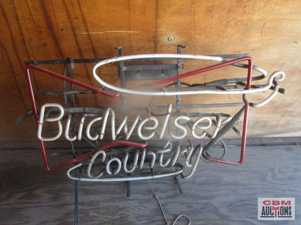 Everton Budweiser Country Neon Bar Light (Runs) *BRM